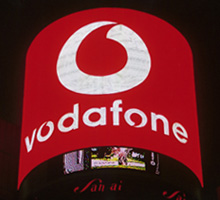 ブランド｢ロゴ｣ 、vodafone.LED